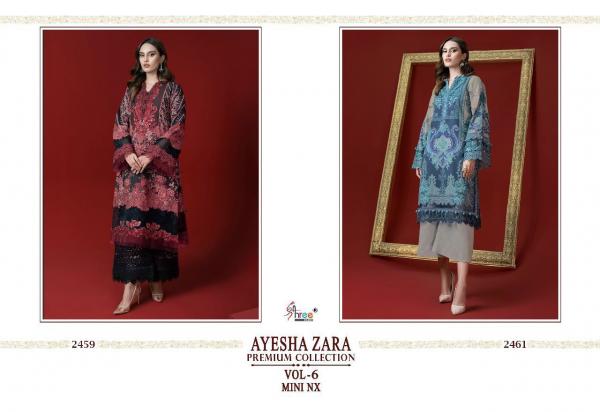 Shree Ayesha Zara Premium 6 Mini Nx Cotton Pakistani Suits Collection